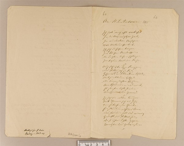 An H.C. Andersen  digt af heinrich zeise til H.C. Andersen